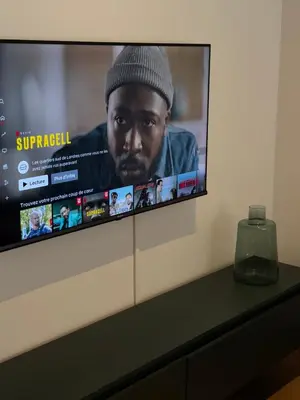 Télévision ou salle de divertissement dans l'établissement Appartement moderne