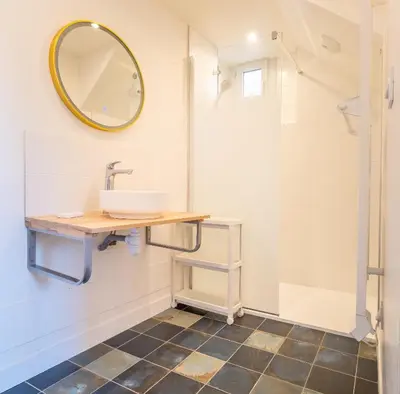 Salle de bains dans l'établissement Grand Duplex avec Spa et Parking privé- 8 personnes