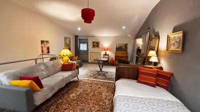 Un ou plusieurs lits dans un hébergement de l'établissement Chambre d'hôte SOJANI