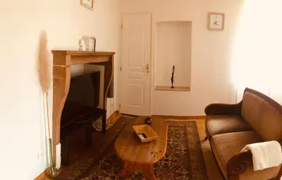 Coin salon dans l'établissement Appartement Hirondelle