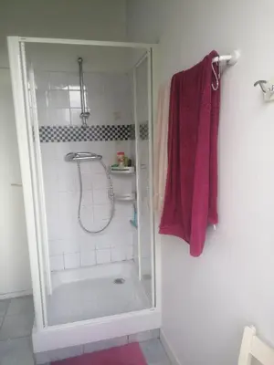 Salle de bains dans l'établissement Natur und Sterne
