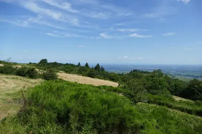 Paysage naturel près de le camping