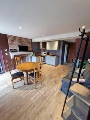 Cuisine ou kitchenette dans l'établissement Maisonnette de la Butte de Thil