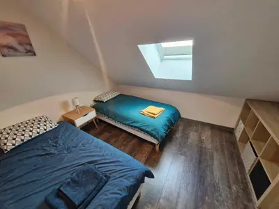 Un ou plusieurs lits dans un hébergement de l'établissement Maison de la Butte de Thil