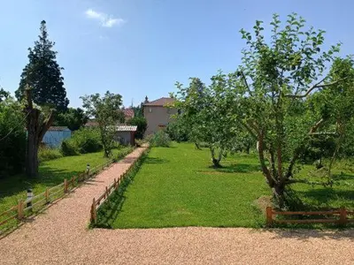 Jardin de l'établissement Gîte Bleu Confort et Nature