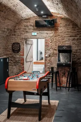 Salle de jeux dans l'établissement Gîte de la fromagerie