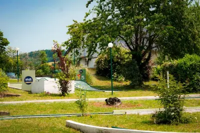Jardin de l'établissement Ushuaïa Villages-Domaine de Scott