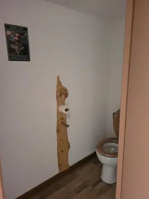Salle de bains dans l'établissement Les Anges Bleus