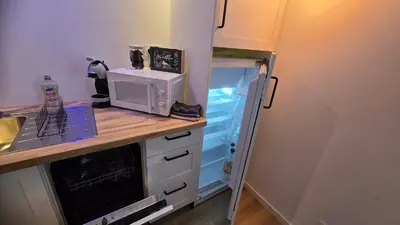 Cuisine ou kitchenette dans l'établissement ARKANA, appartement avec 2 places de parking