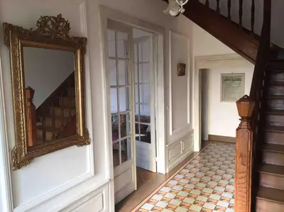 Plan de l'établissement Bourgogne grande maison avec jardin à la française