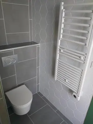 Salle de bains dans l'établissement gîte des liserons