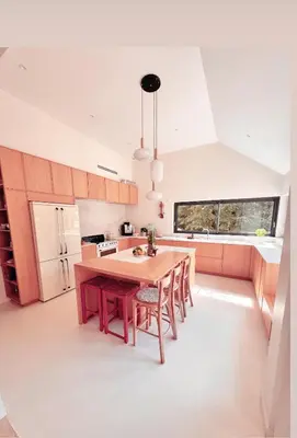 Cuisine ou kitchenette dans l'établissement Escoffier Verde