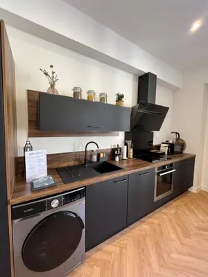 Cuisine ou kitchenette dans l'établissement Loft Pasteur - Homillesime