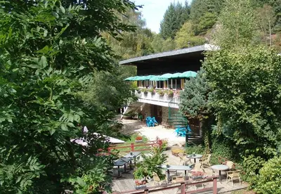 Jardin de l'établissement Chalet du Montal