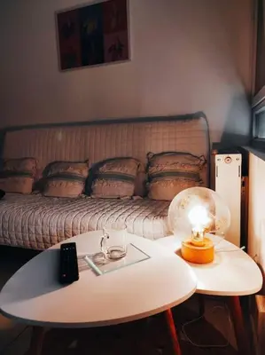 Coin salon dans l'établissement Idéalement situé pour tous II