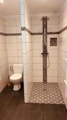 Salle de bains dans l'établissement Gite l'Eclat de Marcelle