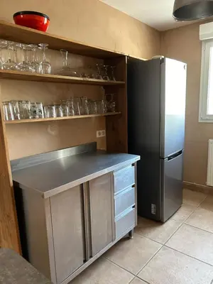 Cuisine ou kitchenette dans l'établissement Maison Villa