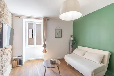 Coin salon dans l'établissement Cabana & Escapade Sud Mâconnaise