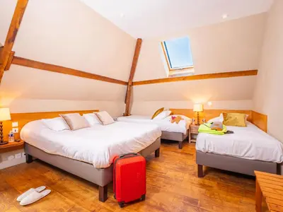 Un ou plusieurs lits dans un hébergement de l'établissement Le Relais des Lacs Bourgogne Morvan