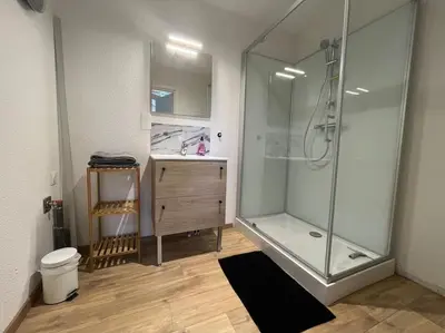 Salle de bains dans l'établissement Appartement avec du cachet