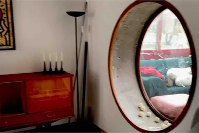 Coin salon dans l'établissement Maison à la campagne