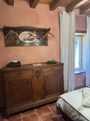 Un ou plusieurs lits dans un hébergement de l'établissement Domaine Les Belles Fontaines