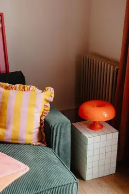 Coin salon dans l'établissement Maison POP à la campagne