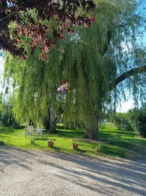 Jardin de l'établissement Gîte la tourterelle