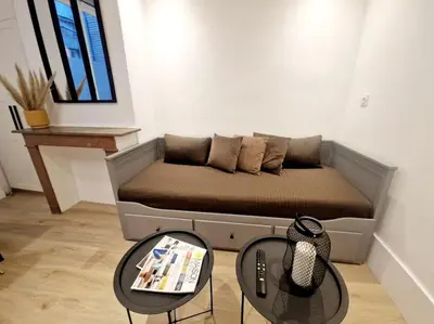 Coin salon dans l'établissement La petite parenthèse au centre ville