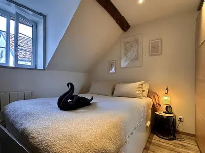 Un ou plusieurs lits dans un hébergement de l'établissement Le Mignon de Chenôve