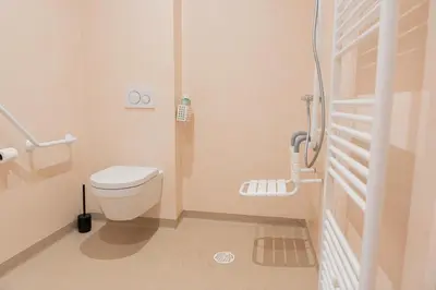 Salle de bains dans l'établissement Uch-y-Gite