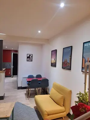 Coin salon dans l'établissement Les Arcades T1 La Lanterna 9