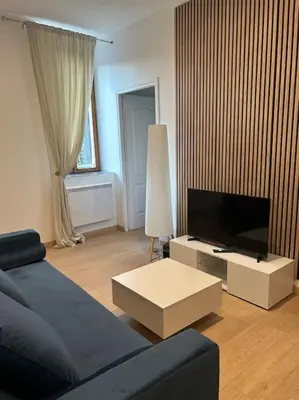 Télévision ou salle de divertissement dans l'établissement Appartement T2 - Chalon-sur-Saône