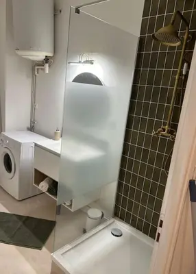Salle de bains dans l'établissement Appartement T2 - Chalon-sur-Saône