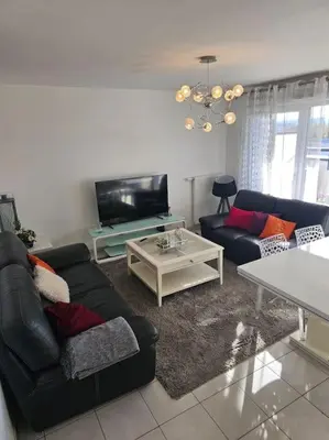 Coin salon dans l'établissement appartement