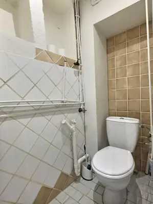 Salle de bains dans l'établissement Côté Cour de Miss K