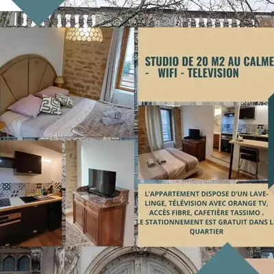 Studio 20m2 - stationnement gratuit - WiFi