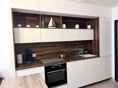 Cuisine ou kitchenette dans l'établissement Le loft sur rivière
