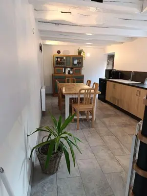Cuisine ou kitchenette dans l'établissement Le retour aux sources