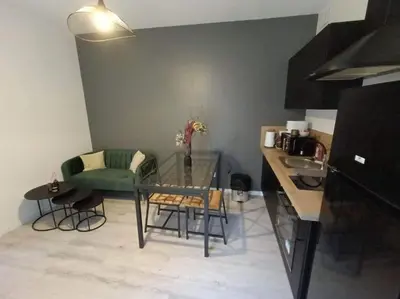Cuisine ou kitchenette dans l'établissement La chouette dans l'arbre - T2 sur cour au calme