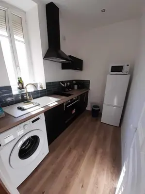 Cuisine ou kitchenette dans l'établissement Appartement 2 personnes - fibre