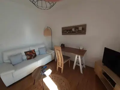 Télévision ou salle de divertissement dans l'établissement Appartement 2 personnes - fibre