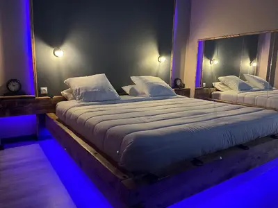 Un ou plusieurs lits dans un hébergement de l'établissement La Parenthèse SPA
