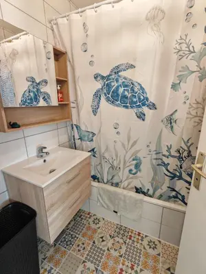Salle de bains dans l'établissement Superbe cocon de 44m2