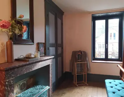 Cuisine ou kitchenette dans l'établissement Maison p'tite Anne