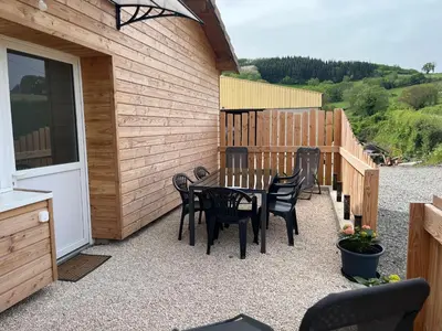 Balcon ou terrasse dans l'établissement Gîte Lucanna