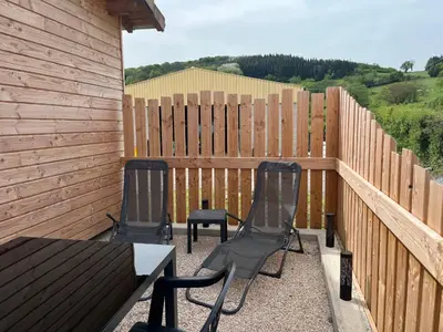 Balcon ou terrasse dans l'établissement Gîte Lucanna