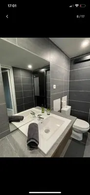 Salle de bains dans l'établissement Logement fenay 15 minutes de Dijon