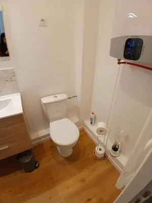 Salle de bains dans l'établissement Comfortable studio pour 2 personnes