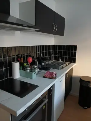 Cuisine ou kitchenette dans l'établissement Beau studio - 1 personne